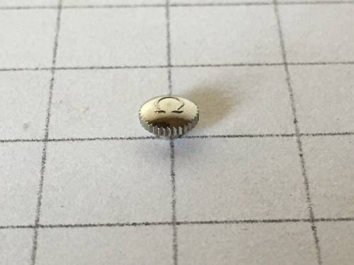 4.6mm Omega stainless steel crown