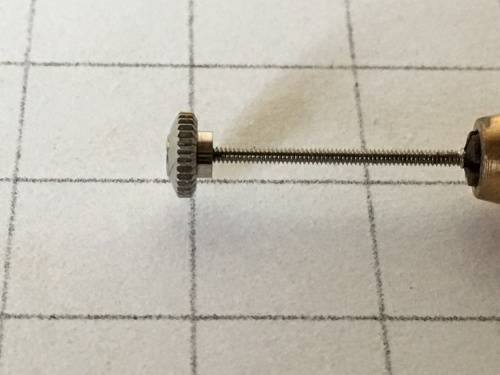 4.6mm Omega stainless steel crown