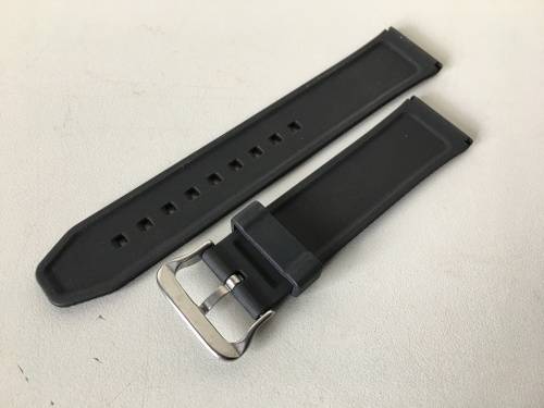 22mm soft rubber strap for divers watch