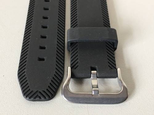 22mm soft rubber strap for divers watch