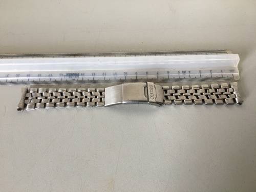 SEIKO - 20mm stainless steel watch bracelet