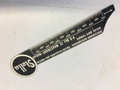 Mainspring gauge - pivot gauge, crystal ruler