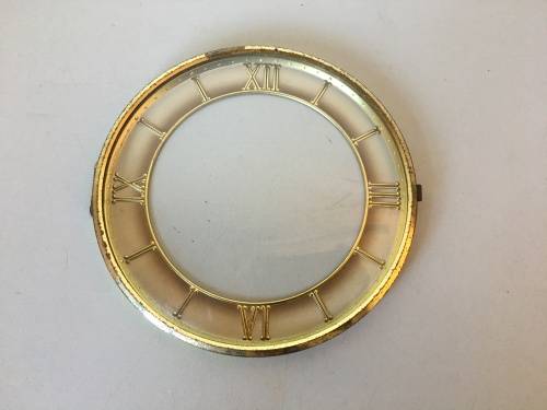 148mm clock dial with hinged frame & glass