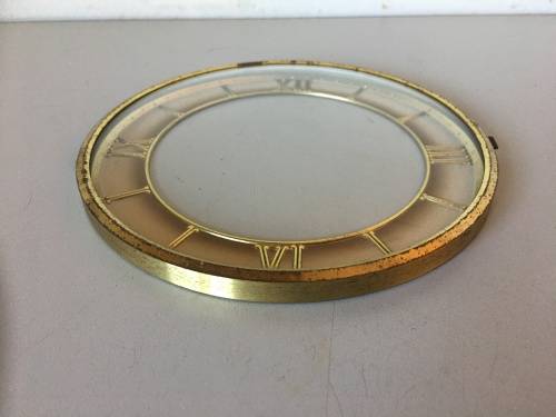 148mm clock dial with hinged frame & glass