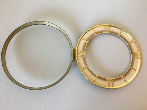 148mm clock dial with hinged frame & glass