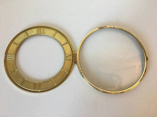 148mm clock dial with hinged frame & glass