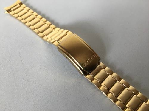 SEIKO - 18mm gold watch bracelet