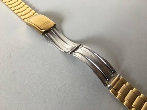 SEIKO - 18mm gold watch bracelet