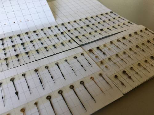 Pocket watch hands - 110 pieces