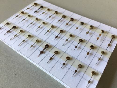 Pocket watch hands - 110 pieces