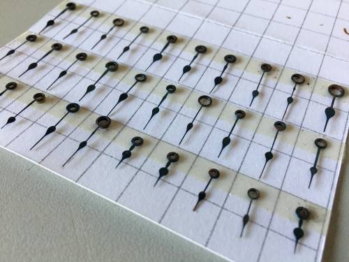 Pocket watch hands - 110 pieces