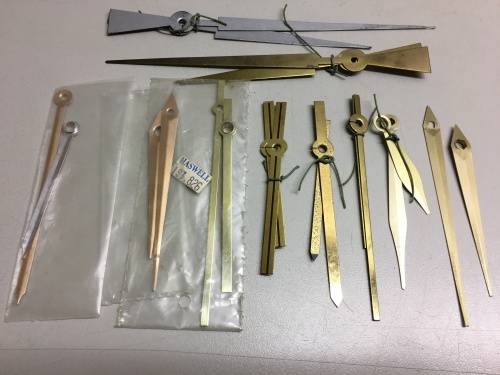 Assorted hands for quartz clock - 10 sets - #3