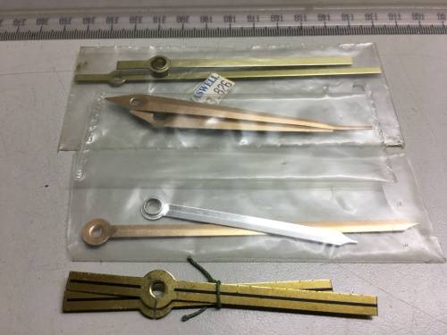 Assorted hands for quartz clock - 10 sets - #3