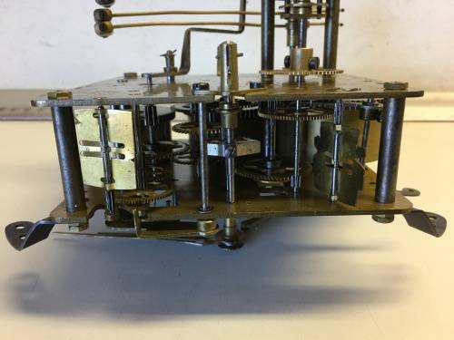 German mantle clock movement - 13cm - parts/repair