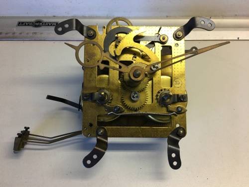 German mantle clock movement - 12cm - parts/repair