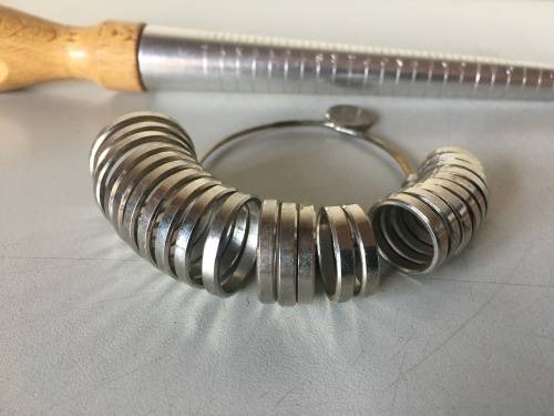 Jewelers ring sizer