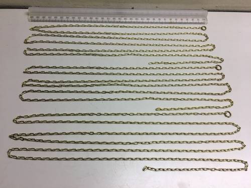 3 clock chains - 7mm links - #27
