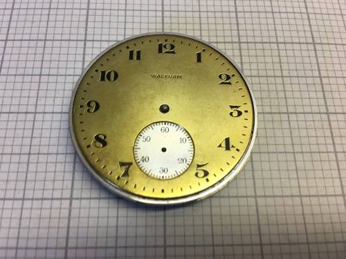 WALTHAM - 42mm pocket watch dial - #5