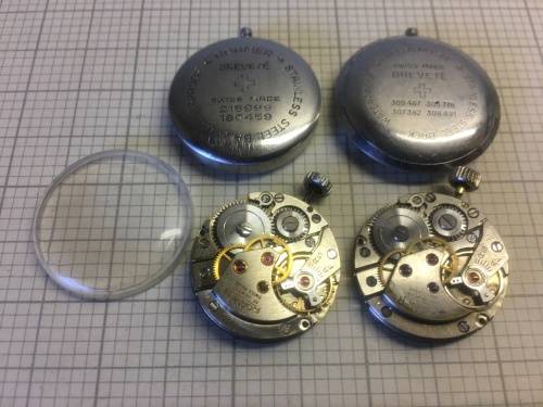 2 ROAMER - MST 371 movements - parts /repair