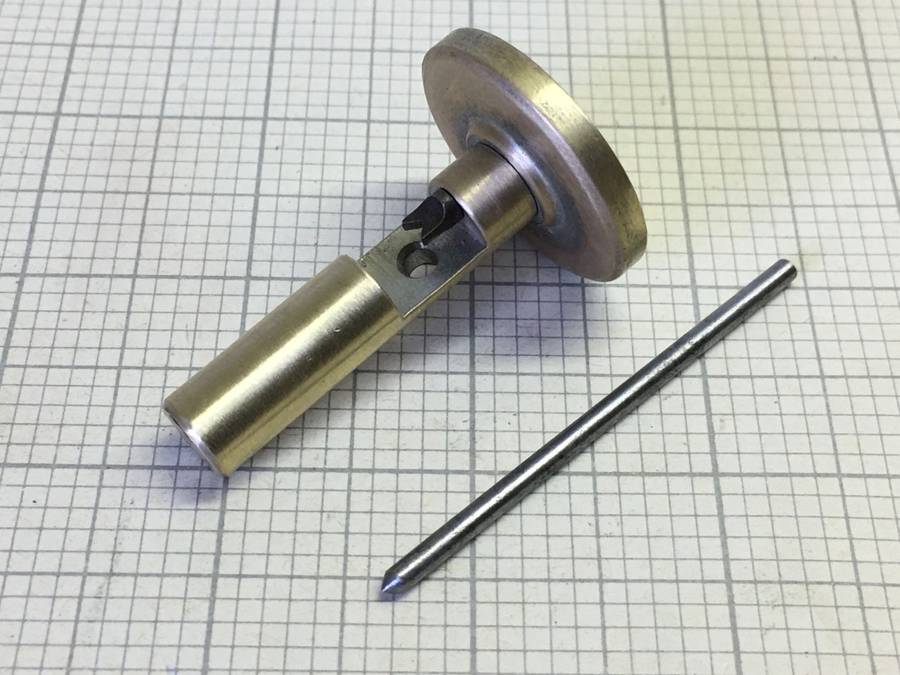 Watchmakers canon pinion tightening tool