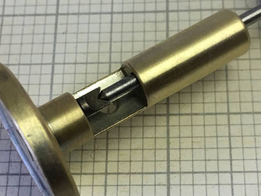 Watchmakers canon pinion tightening tool