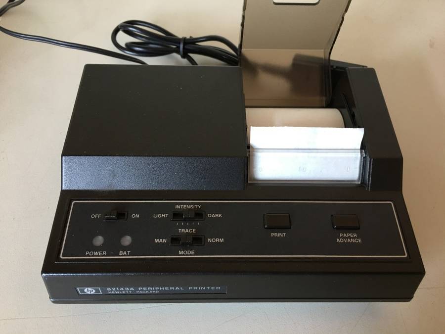 Hewlett Packard HP 41C - peripheral printer