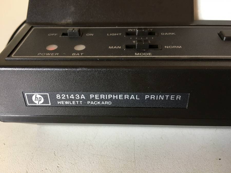 Hewlett Packard HP 41C - peripheral printer