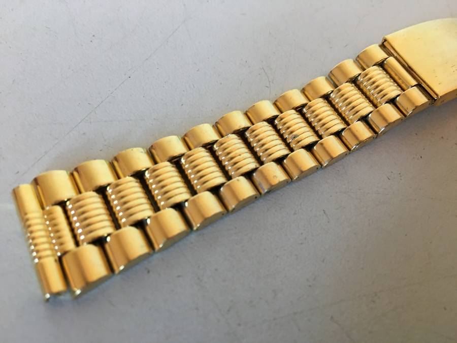 18mm gold color stainless steel bracelet #30