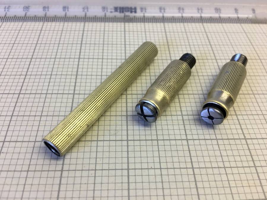 Watchmakers double ended pin vise