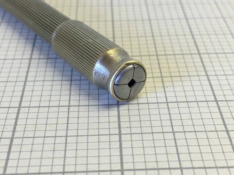 Watchmakers double ended pin vise