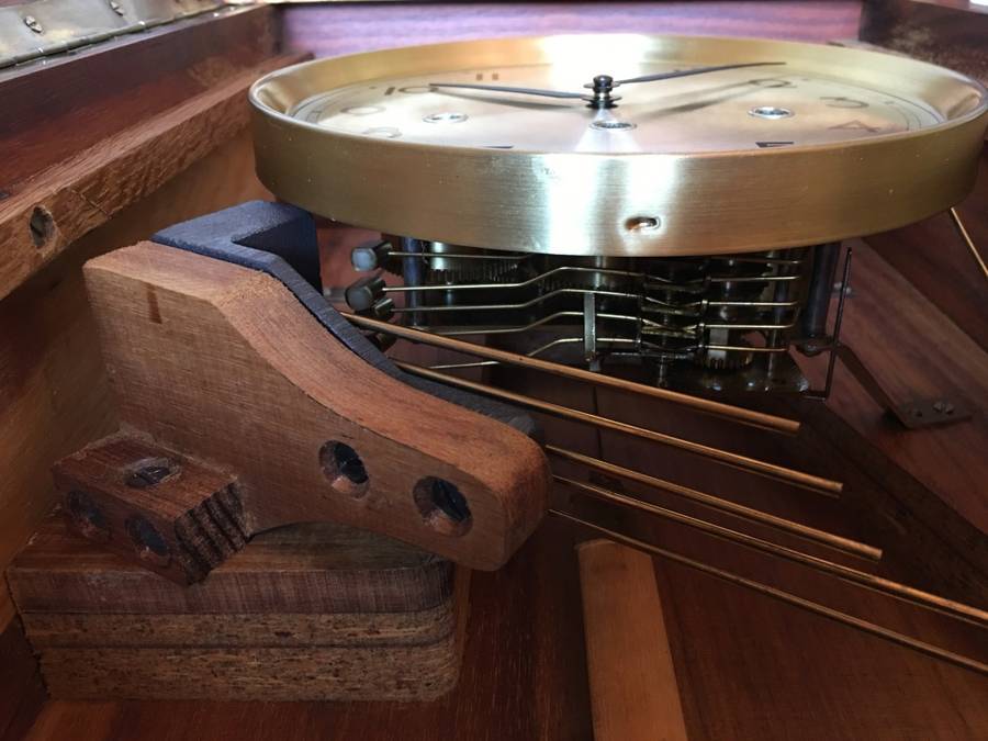 850 x 400mm wall clock - works