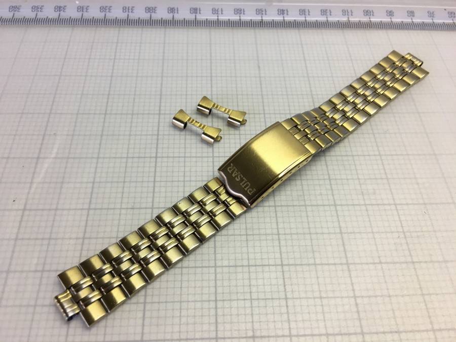PULSAR - 18mm gold bracelet