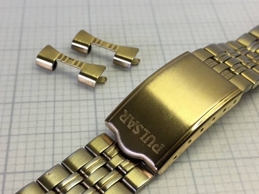 PULSAR - 18mm gold bracelet