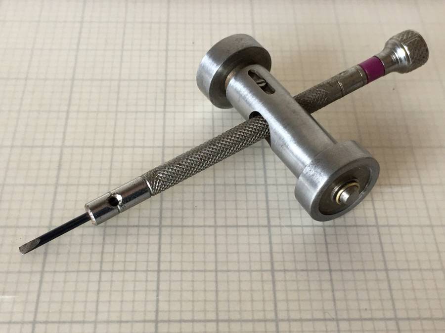 BERGEON - screwdriver /graver sharpener with oilstone