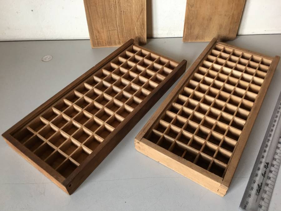 Watch parts storage containers - 280 x 120 x 22mm