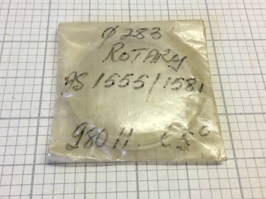 ROTARY  AS 1555/1581 - 283mm acrylic crystal with magnified date display