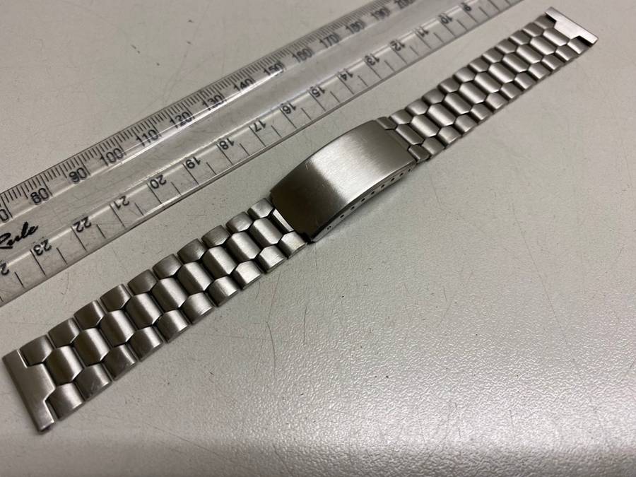 Vintage stainless steel bracelet - 18mm