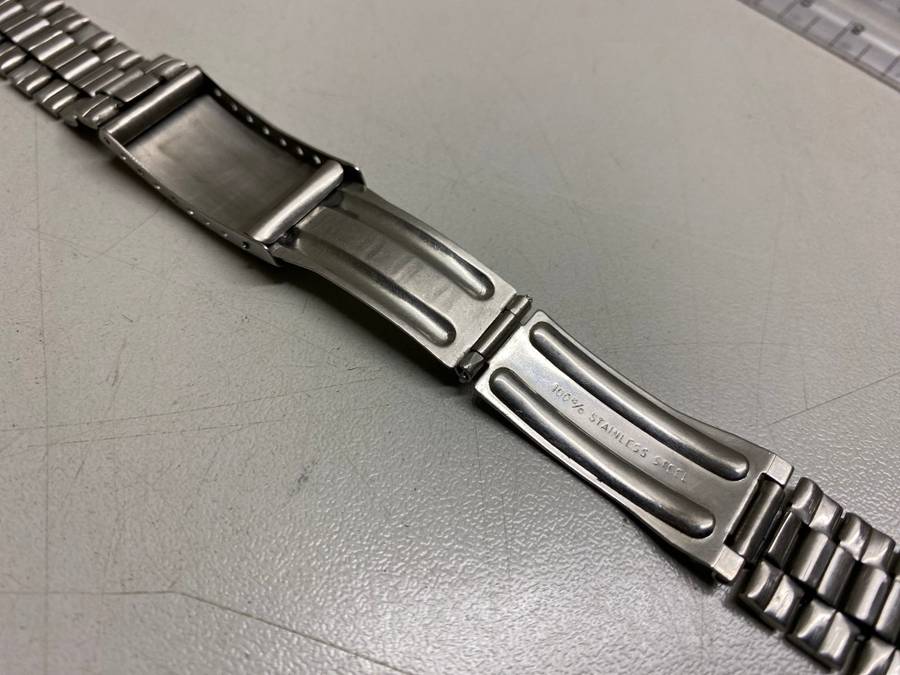 Vintage stainless steel bracelet - 18mm