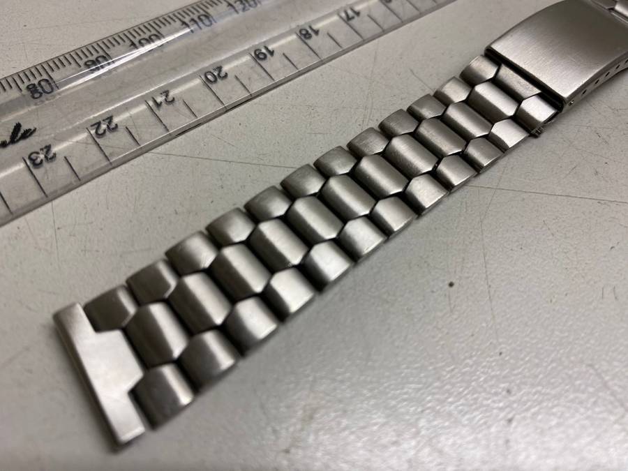 Vintage stainless steel bracelet - 18mm