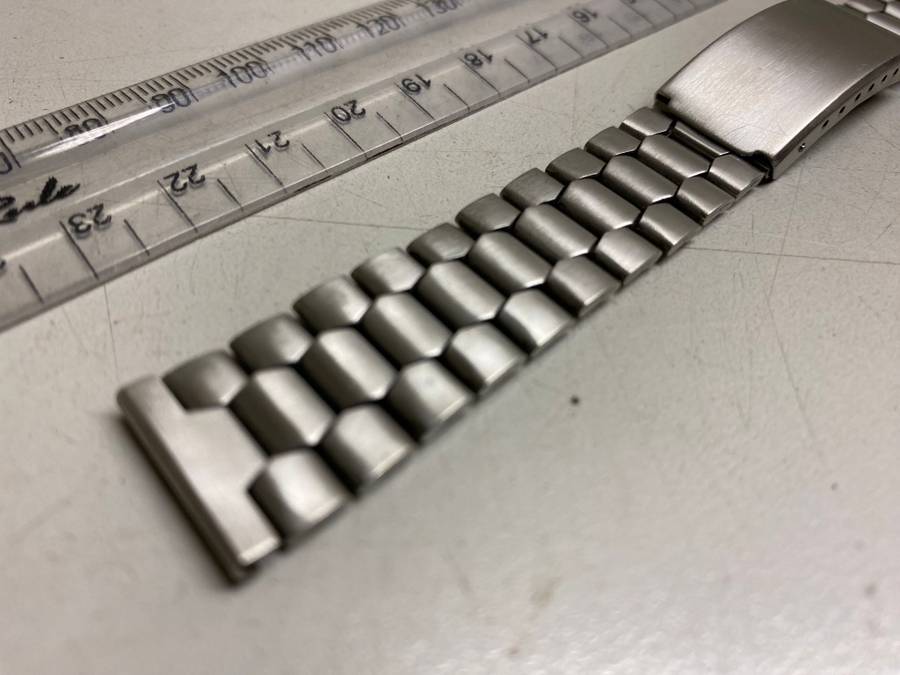 Vintage stainless steel bracelet - 18mm