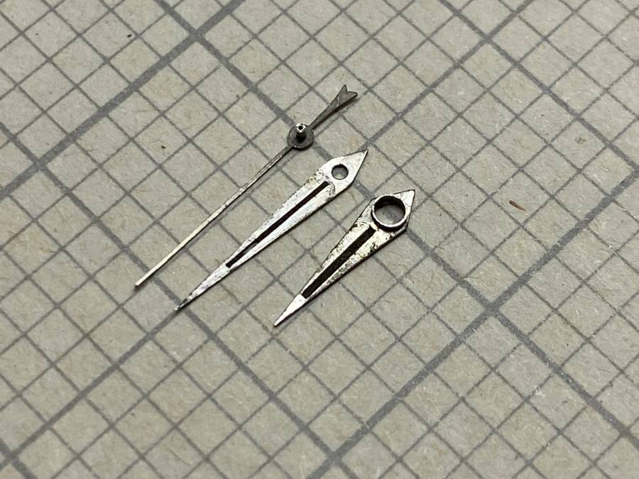 OMEGA - silver hands for caliber 561,564 - Constellation Piepan
