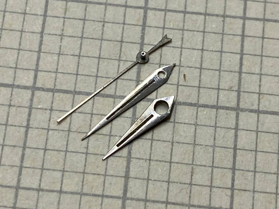 OMEGA - silver hands for caliber 561,564 - Constellation Piepan
