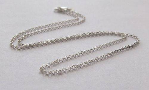 ROUND LINK SOLID STERLING SILVER NECKLACES WITH STRONG CLASP AND SILVER BRACELET