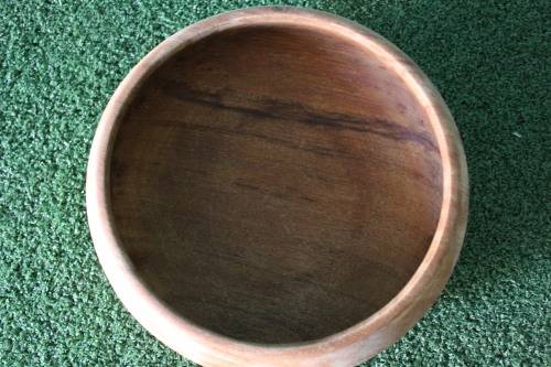 Large Vintage Wooden Salad Bowl