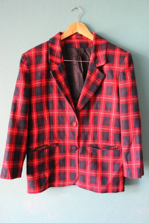 Vintage Tartan Jacket (Medium / Large)