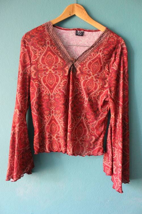 Vintage 1990's Boho Top (Small / Medium)