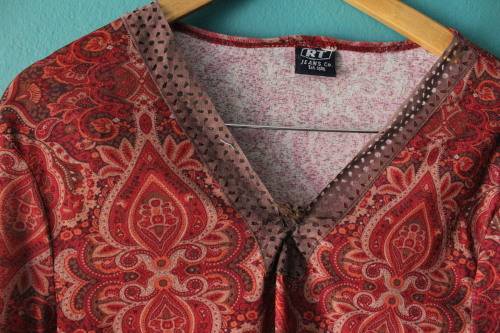 Vintage 1990's Boho Top (Small / Medium)