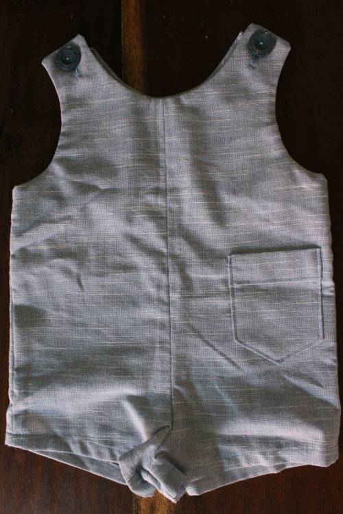 Blue Handmade with Vintage Fabric Jumper (6 to 12 months)