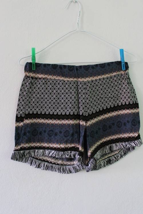Boho Fringed Shorts (Small)