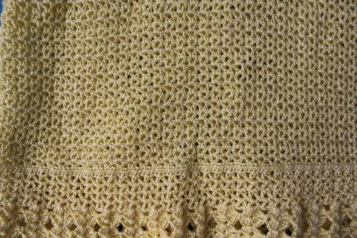 Vintage Yellow Crocheted Top (Small / Medium)